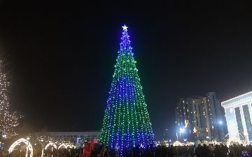 Нукус выразил благодарность Ташкенту за новогоднюю елку